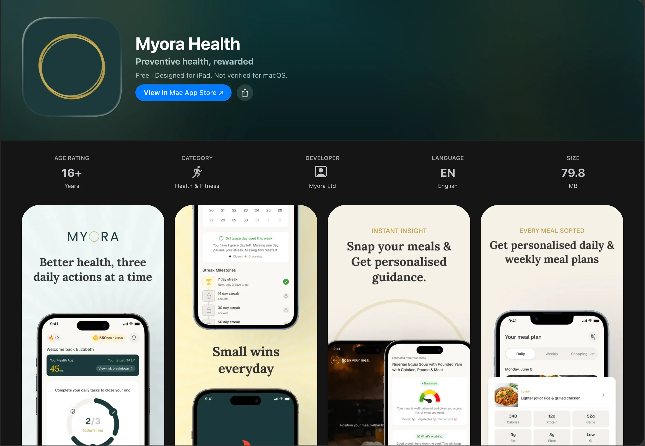Myora – Health-tech, Mobile – a preventive health platform for diabetes and hypertension.