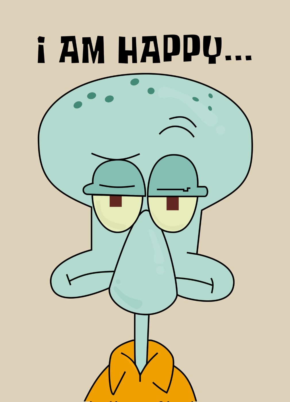 Illustration work — illo squidward