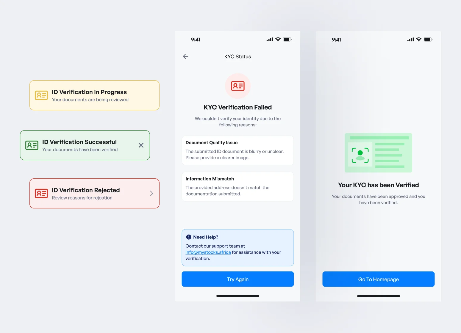 KYC STATUS